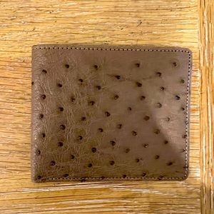 Ostrich Leather Wallet